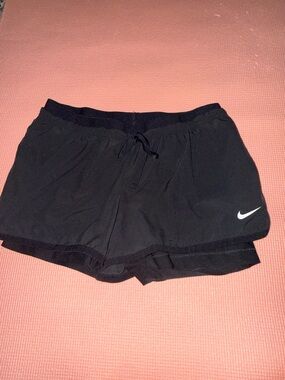 Nike Women's Black DRI-Fit Running Shorts